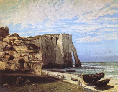 Gustave Courbet The Cliff at Etretat after the Storm (mk09) oil painting image